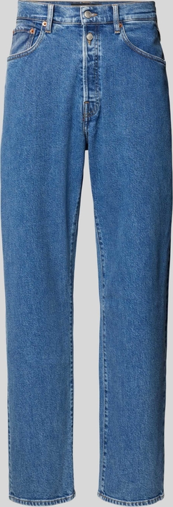 Niebieskie jeansy Replay w street stylu z bawełny
