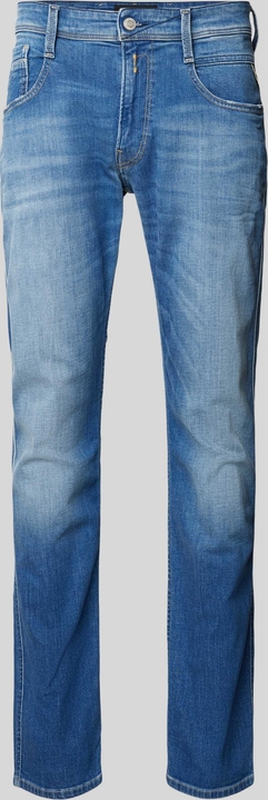 Niebieskie jeansy Replay z bawełny