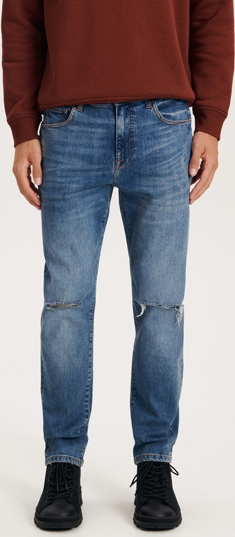 Niebieskie jeansy Reserved w stylu casual