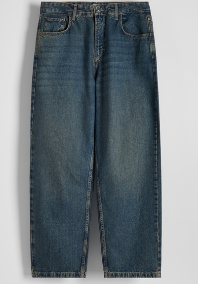 Niebieskie jeansy Reserved z bawełny w stylu casual