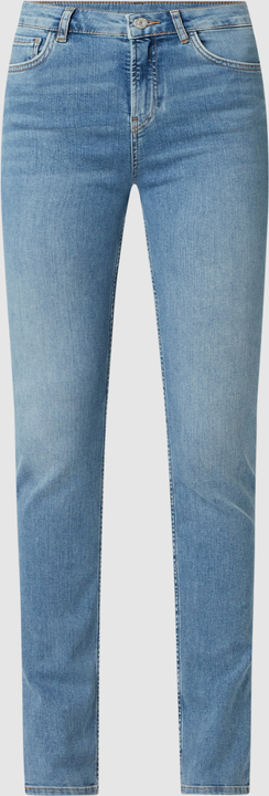 Niebieskie jeansy Review z bawełny w stylu casual