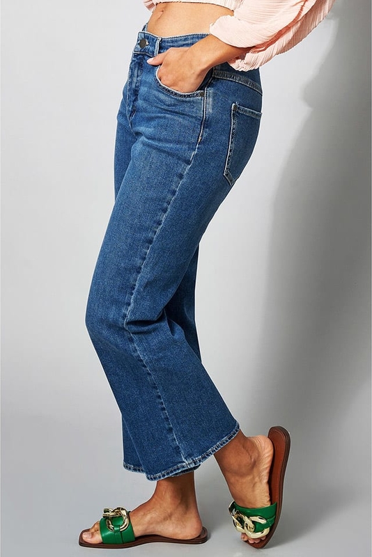 Niebieskie jeansy Rosner w stylu casual z bawełny