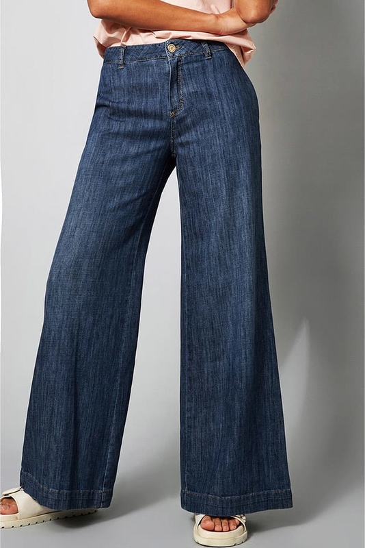 Niebieskie jeansy Rosner z bawełny