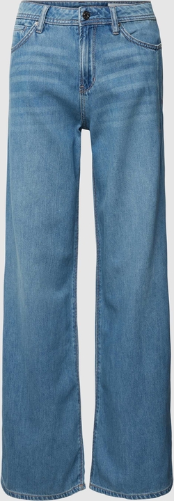 Niebieskie jeansy S.Oliver w street stylu z bawełny