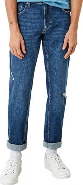 Niebieskie jeansy S.Oliver w stylu casual