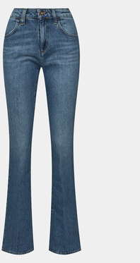 Niebieskie jeansy Sisley w street stylu