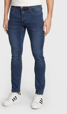 Niebieskie jeansy Solid