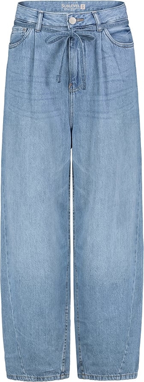 Niebieskie jeansy SUBLEVEL w stylu casual