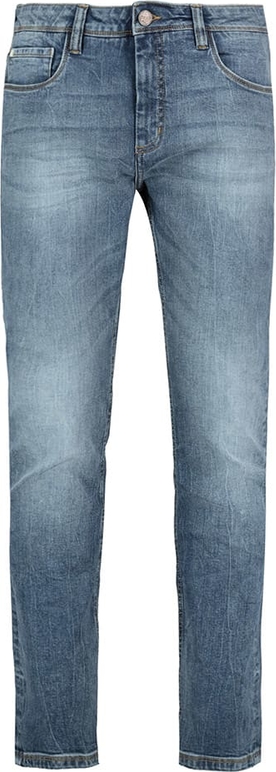 Niebieskie jeansy SUBLEVEL w stylu klasycznym z bawełny