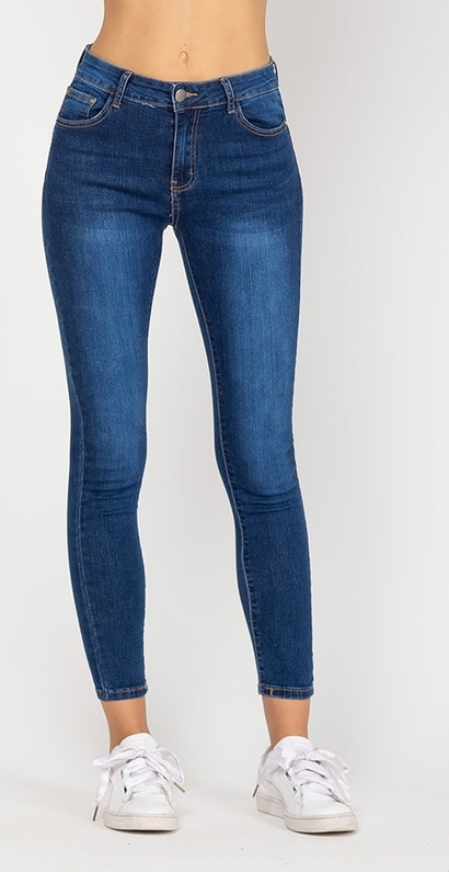 Niebieskie jeansy Tantra w street stylu