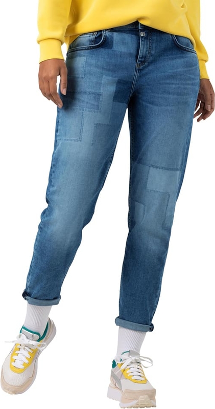 Niebieskie jeansy Timezone z bawełny
