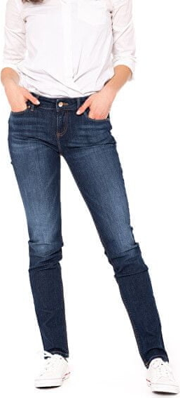Niebieskie jeansy Tommy Hilfiger w street stylu