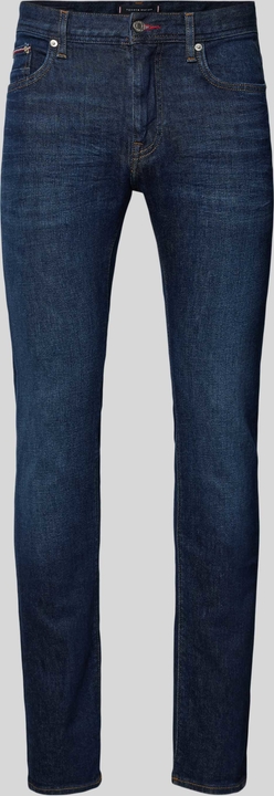 Niebieskie jeansy Tommy Hilfiger z bawełny