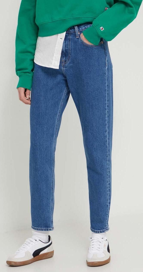 Niebieskie jeansy Tommy Jeans w street stylu z bawełny