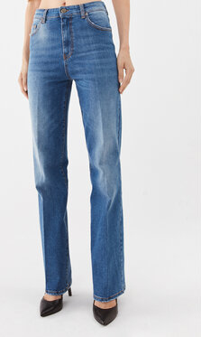 Niebieskie jeansy Twinset w street stylu
