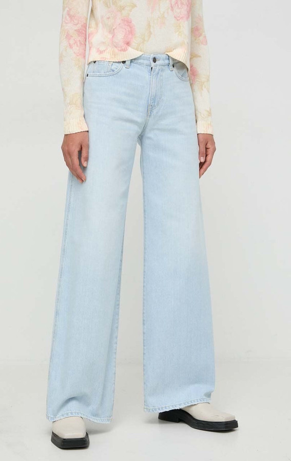 Niebieskie jeansy Twinset w street stylu