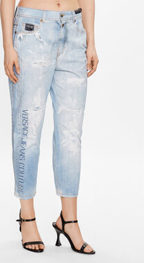 Niebieskie jeansy Versace Jeans w stylu casual