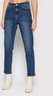 Niebieskie jeansy Vila w stylu casual