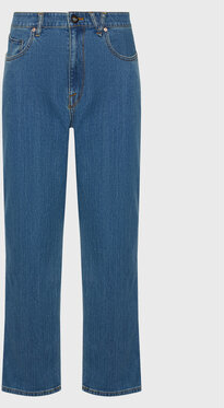 Niebieskie jeansy Volcom w street stylu