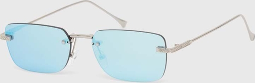 Niebieskie okulary damskie Answear Lab