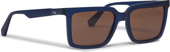 Niebieskie okulary damskie Calvin Klein