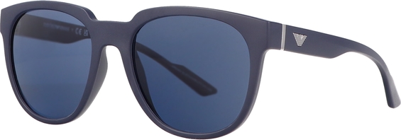 Niebieskie okulary damskie Emporio Armani