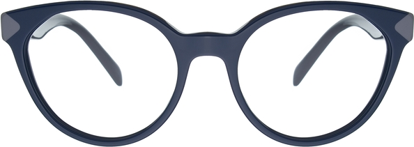 Niebieskie okulary damskie Prada