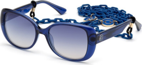 Niebieskie okulary damskie ubutik