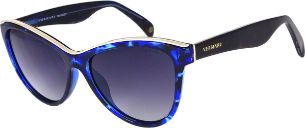 Niebieskie okulary damskie Vermari