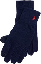 Niebieskie rękawiczki POLO RALPH LAUREN