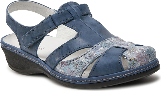Niebieskie sandały Comfortabel z klamrami