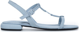 Niebieskie sandały Gino Rossi w stylu casual