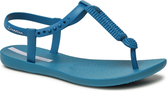 Niebieskie sandały Ipanema w stylu casual z płaską podeszwą