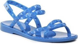 Niebieskie sandały Melissa z klamrami