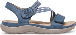 Niebieskie sandały Rieker w stylu casual