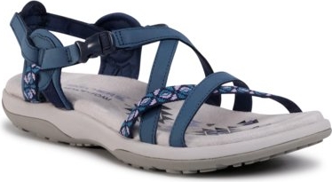 Niebieskie sandały Skechers