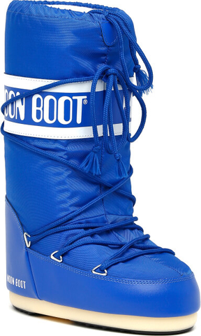 Niebieskie śniegowce Moon Boot