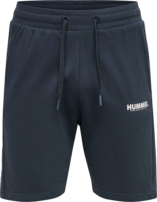 Niebieskie spodenki Hummel z dresówki w sportowym stylu