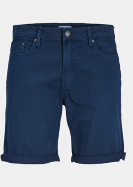 Niebieskie spodenki Jack & Jones w stylu casual z jeansu