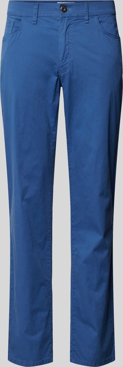 Niebieskie spodnie Brax w stylu casual z bawełny