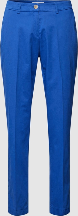 Niebieskie spodnie Brax z bawełny w stylu casual