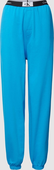 Niebieskie spodnie Calvin Klein Underwear w stylu retro