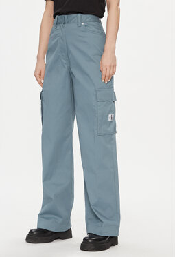 Niebieskie spodnie Calvin Klein w stylu retro
