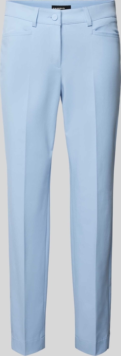 Niebieskie spodnie Cambio z bawełny w stylu casual