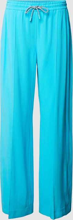 Niebieskie spodnie comma, w stylu casual