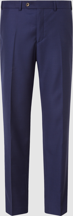 Niebieskie spodnie Digel z wełny w stylu casual