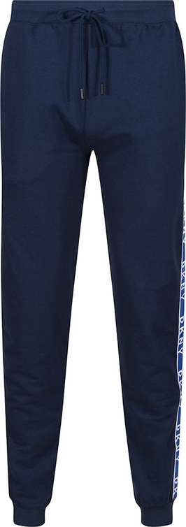Niebieskie spodnie DKNY z bawełny