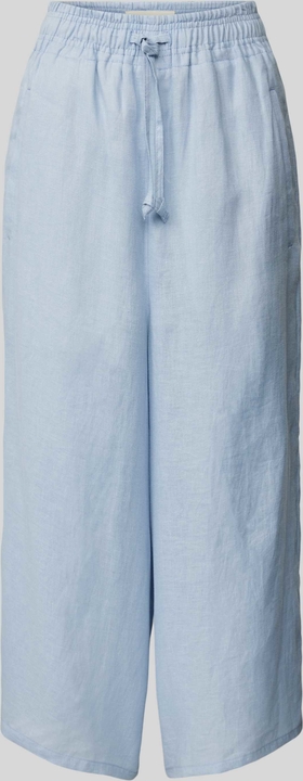 Niebieskie spodnie Drykorn w stylu retro z lnu