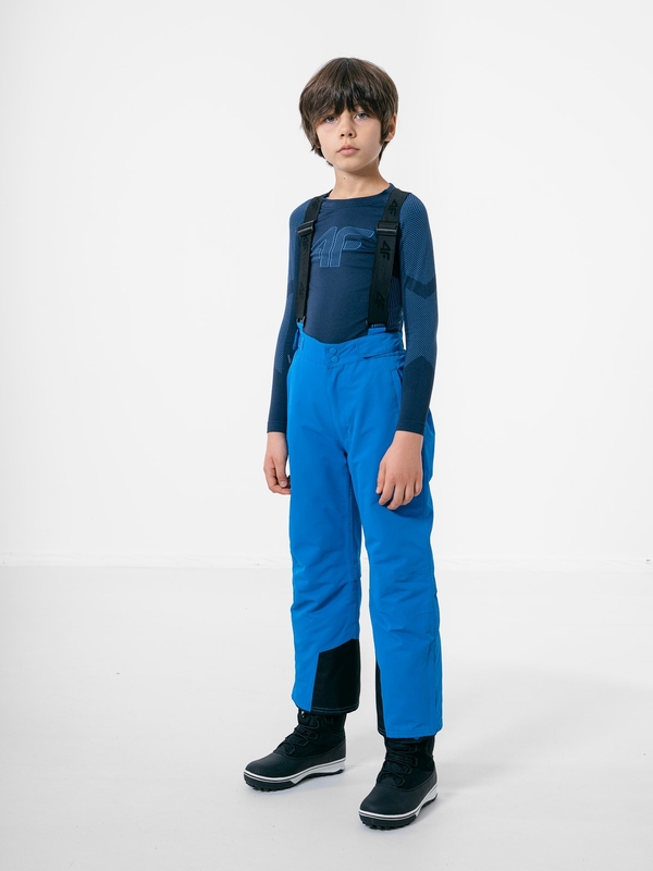 Niebieskie spodnie dziecięce 4F dla chłopców