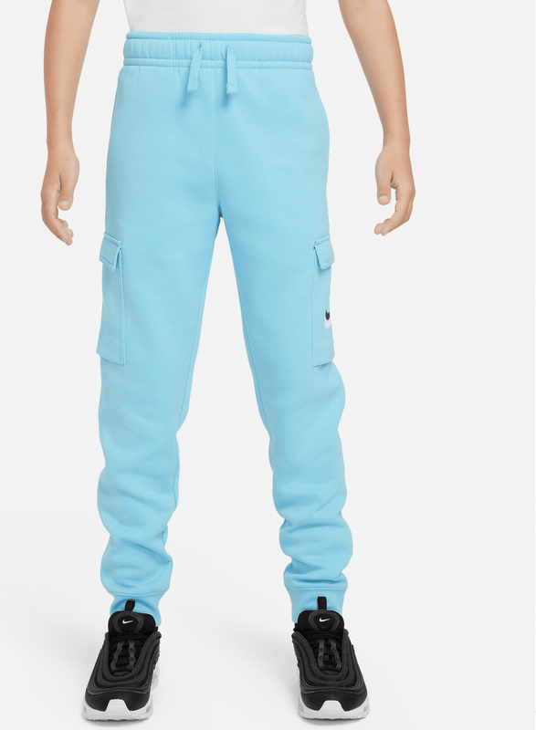 Niebieskie spodnie dziecięce Nike dla chłopców